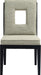 Gwendolyn - Dining Side Chair With Black Frame (Set of 2) - Simple Home Plus