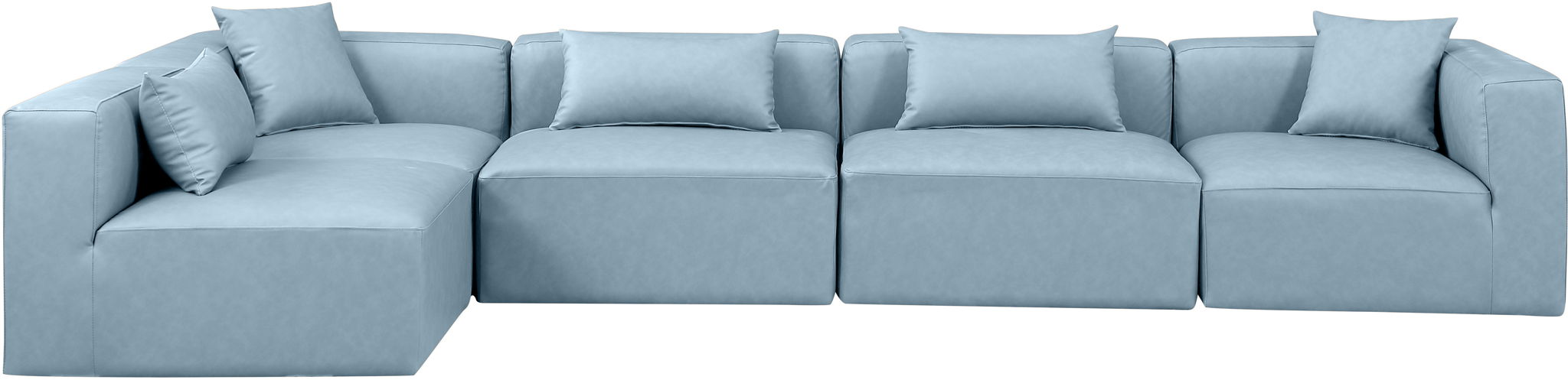 Cube - 5 Piece Modular Sectional - Simple Home Plus