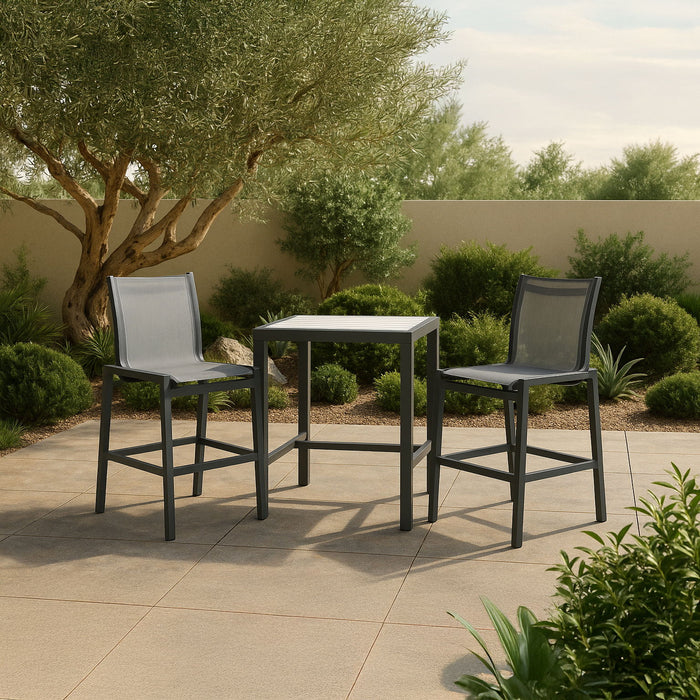 Nizuc - Outdoor Patio Barstool (Set of 2) - Simple Home Plus