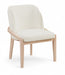 Navo - Faux Leather Upholstered Dining Chair - Natural Base - Simple Home Plus