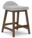 Lyncott - Upholstered Barstool (Set of 2) - Simple Home Plus