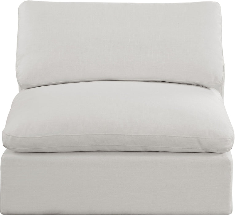 Comfy - Linen Armless Chair - Simple Home Plus