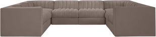Rummi - Velvet Performance Fabric Upholstered Modular Sectional - Simple Home Plus