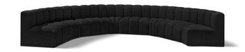 Arc - Boucle Fabric 8 Piece U-Shaped Modular Sofa - Simple Home Plus