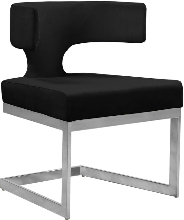 Alexandra - Dining Chair with Chrome Legs - Simple Home Plus