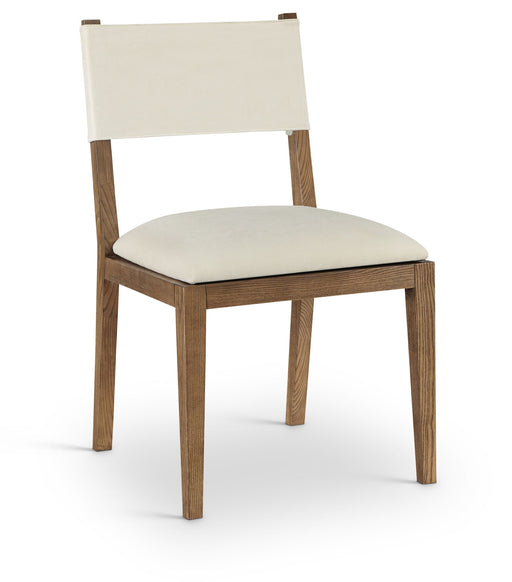 Avon - Linen Textured Performance Fabric Dining Side Chair (Set of 2) - Simple Home Plus