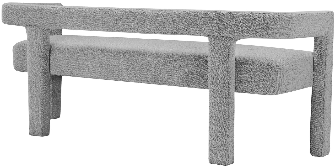 Athena - Boucle Fabric Bench - Simple Home Plus
