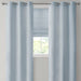 Galen - 23" Basketweave Room Darkening Cordless Roman Shade - Blue - Simple Home Plus