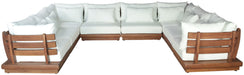 Mirella - 8 Piece Water Resistant Fabric Upholstered Outdoor Patio Modular Sectional - Simple Home Plus