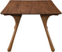 Glenwood - 86.75" Solid Wood And Walnut Veneer Dining Table - Brown - Simple Home Plus