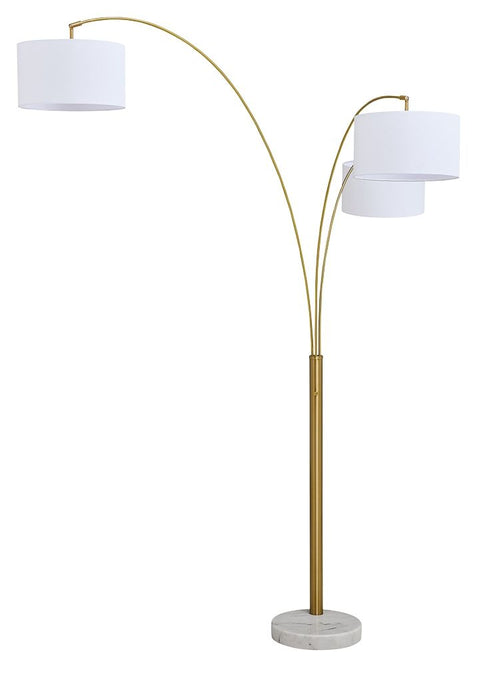 Valo - Metal Arc Lamp - Gold Finish - Simple Home Plus