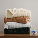 Zuri - Oversized Heated Throw - Black Texture - Simple Home Plus
