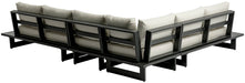 Maldives - 4 Piece Water Resistant Outdoor Patio Modular Sectional With Gray Base - Simple Home Plus