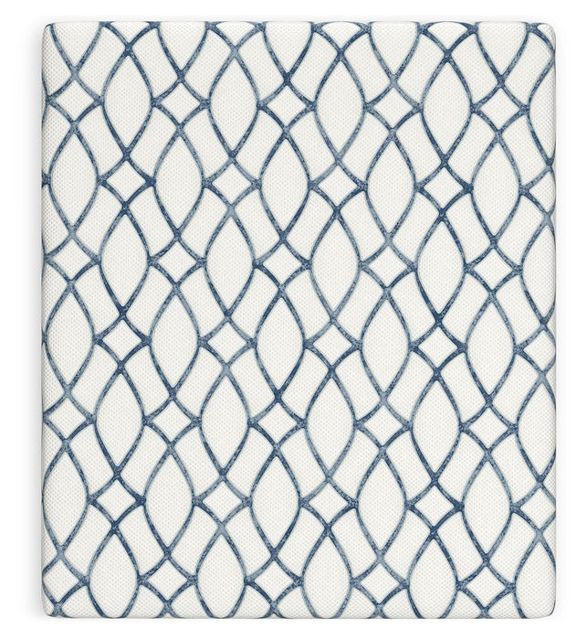 12 Inch Chime Elite 2.0 - White / Blue - California King Mattress - Simple Home Plus