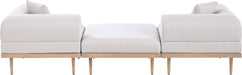 Laguna - 3 Piece 106.5" Outdoor Patio Modular Sofa With Backless Seat - Simple Home Plus