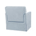 Paula - Slipcover Accent Armchair - Light Blue - Simple Home Plus