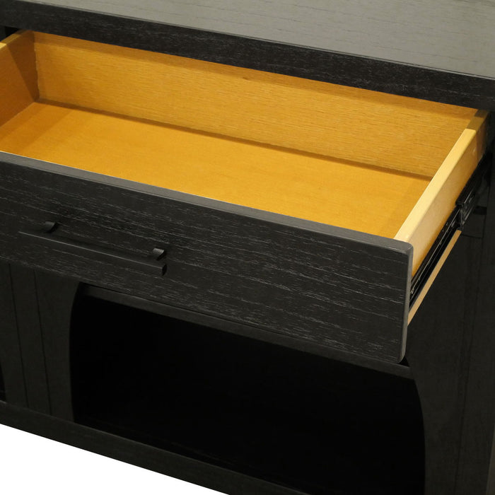 Grayson - Accent Console - Black / Gray - Simple Home Plus
