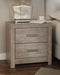 Culverbach - Gray - Two Drawer Night Stand - Simple Home Plus