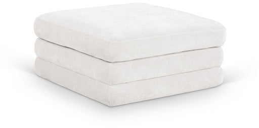 Stellar - Chenille Fabric Upholstered Modular Modular Ottoman - Simple Home Plus