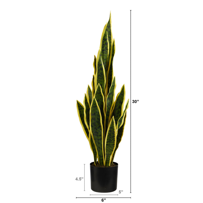 30" Sansevieria Artificial Plant
