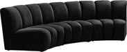 Infinity - 3 Piece Velvet Modular Sectional - Simple Home Plus