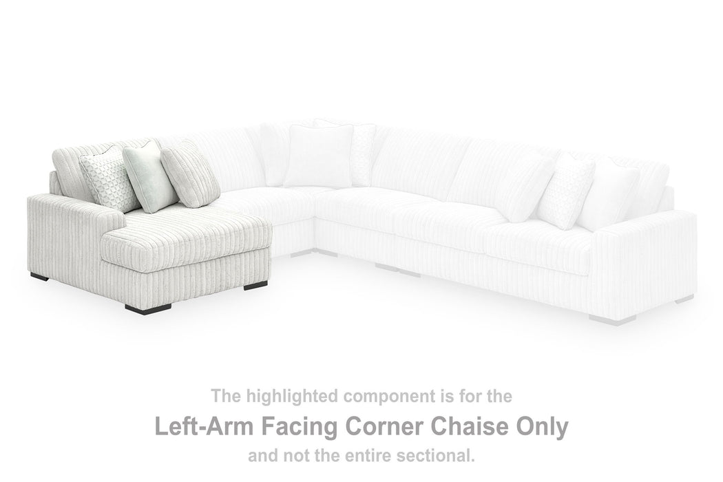Stupendous - LAF Corner Chaise - Alloy - Simple Home Plus