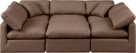 Indulge - Faux Leather 6 Piece Modular Sectional - Simple Home Plus