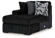 Midnight-Madness - Laf Corner Chaise - Onyx - Simple Home Plus