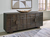 Cato - Dark Brown - Accent Cabinet - Simple Home Plus