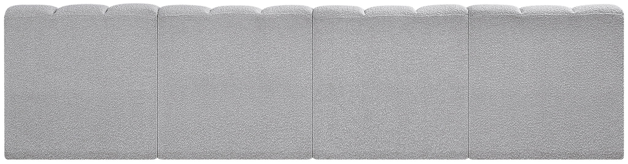 Arc - Boucle Fabric 4 Seats Modular Sofa - Simple Home Plus