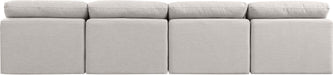 Indulge - Linen 4 Seat Modular Armless Sofa - Simple Home Plus