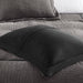 Dallas - 7 Piece California King Comforter Set - Gray - Simple Home Plus