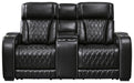Boyington - Power Reclining Loveseat With Console/Adj Hdrst - Simple Home Plus