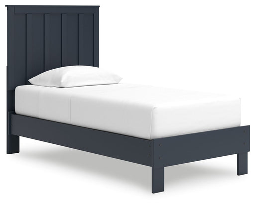 Simmenfort - Platform Bed With Panel Headboard - Simple Home Plus