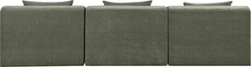 Stellar - 3 Piece 114" Upholstered Modular Armless Sofa - Simple Home Plus