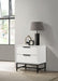 Sonora - 2-Drawer Nightstand Bedside Table - White - Simple Home Plus