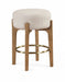 Torino - Backless Counter Stool With Brushed Brown Base (Set of 2) - Simple Home Plus