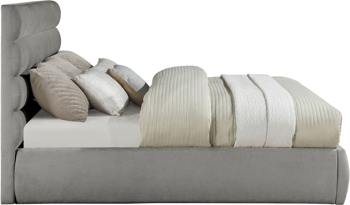 Adam - Chenille Fabric Bed With 52" Headboard - Simple Home Plus