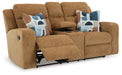 Kanlow - Dbl Reclining Loveseat With Console - Simple Home Plus