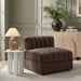 Rummi - Velvet Performance Fabric Upholstered Modular Armless Chair - Simple Home Plus