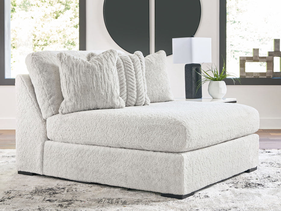 Cuddle Plush - Oversized Armless Chaise - Arctic - Simple Home Plus