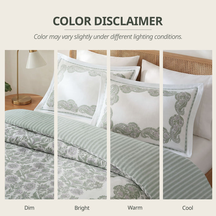 Tilly - Full/Queen Duvet Set - Green