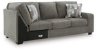 Clarington - RAF Sofa With Corner Wedge - Greystone - Simple Home Plus