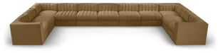 Rummi - Velvet Performance Fabric Upholstered 11 Piece Modular Sectional - Simple Home Plus