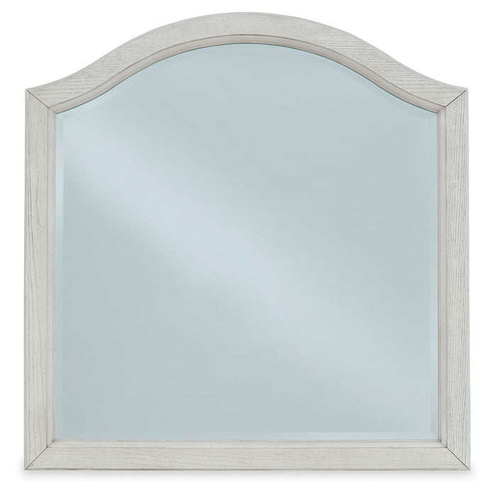 Robbinsdale - Bedroom Mirror - Youth - Antique White - Simple Home Plus