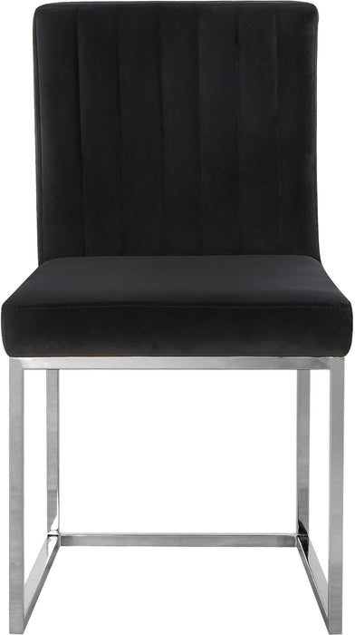 Giselle - Dining Chair with Chrome Base (Set of 2) - Simple Home Plus