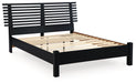 Danziar - Slat Panel Bed With Low Footboard - Simple Home Plus