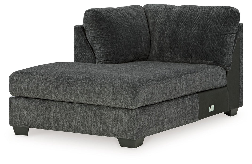 Biddeford - Laf Corner Chaise - Shadow - Simple Home Plus