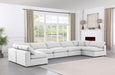 Comfy - 7 Piece Linen Modular Armless Sectional - Simple Home Plus