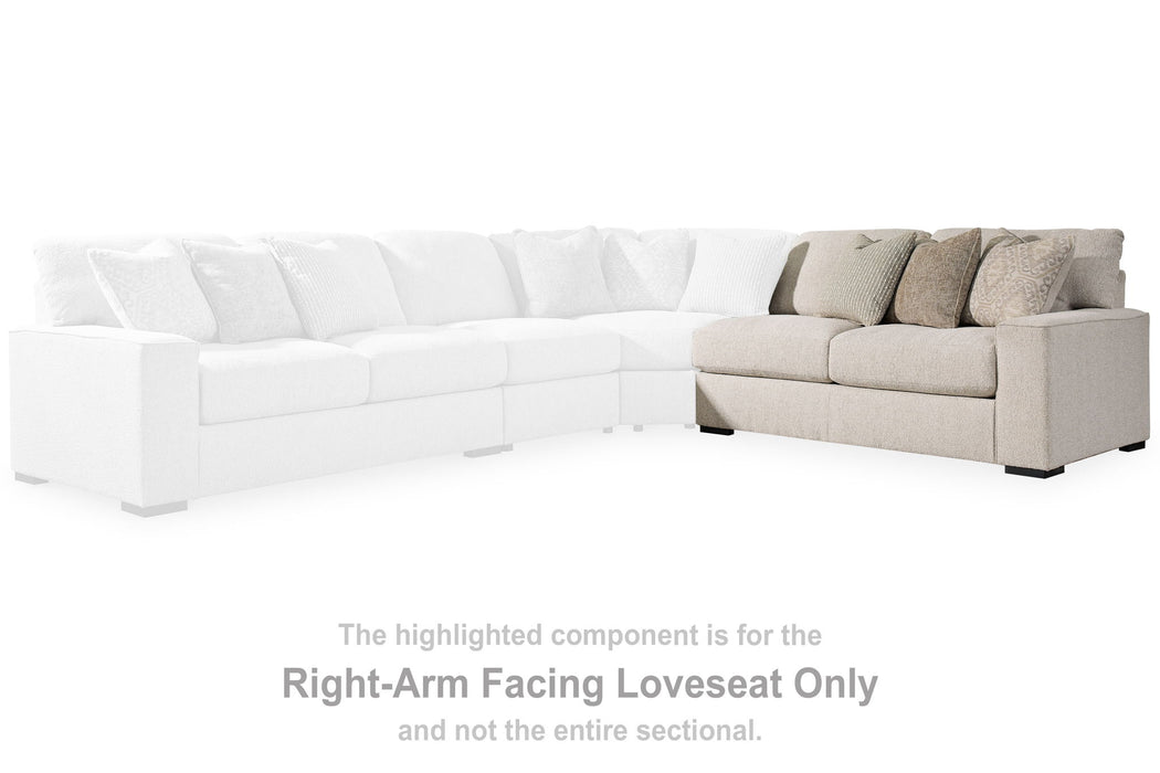 Ballyton - Raf Loveseat - Sand - Simple Home Plus